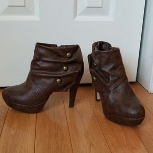 Madden Girl Brown Booties